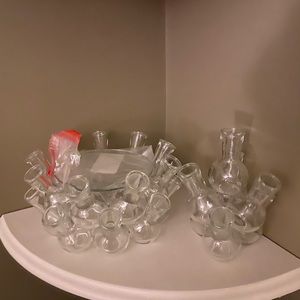 Pottery barn two part vase